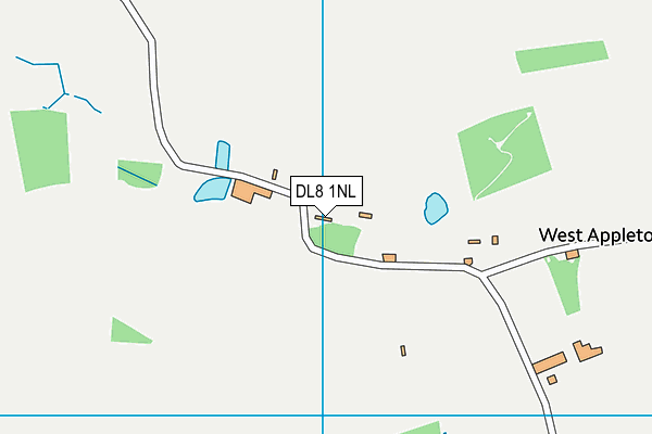 DL8 1NL map - OS VectorMap District (Ordnance Survey) DL8 1NL map - OS VectorMap District (Ordnance Survey)