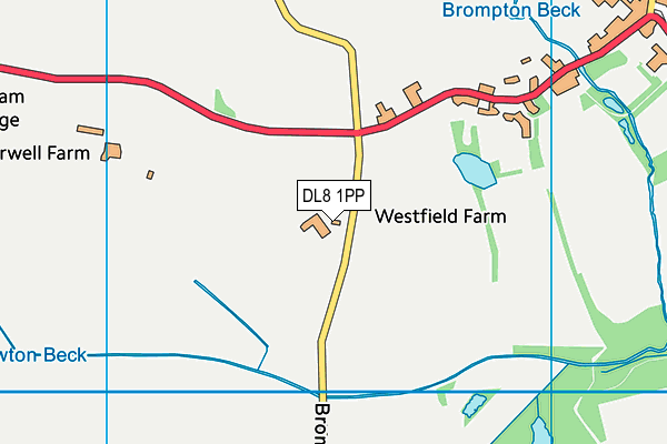 DL8 1PP map - OS VectorMap District (Ordnance Survey) DL8 1PP map - OS VectorMap District (Ordnance Survey)