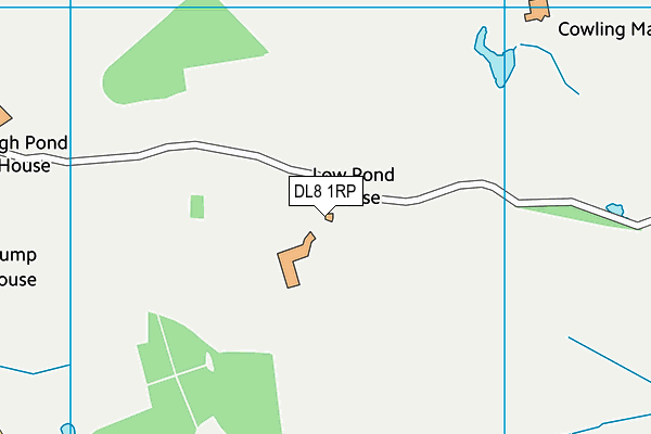 DL8 1RP map - OS VectorMap District (Ordnance Survey) DL8 1RP map - OS VectorMap District (Ordnance Survey)