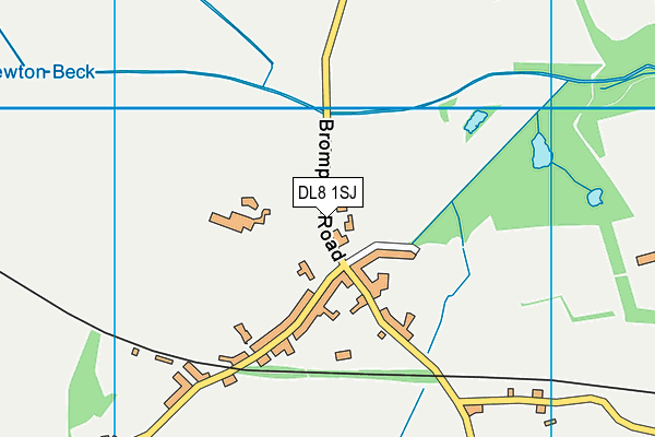 DL8 1SJ map - OS VectorMap District (Ordnance Survey) DL8 1SJ map - OS VectorMap District (Ordnance Survey)