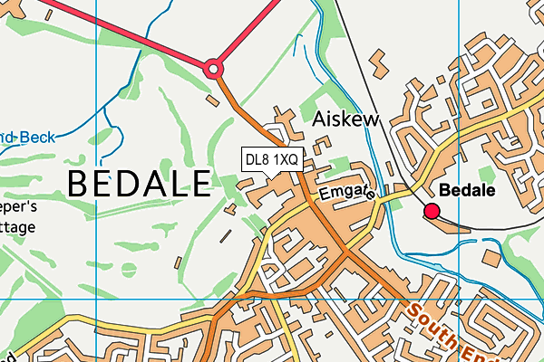 DL8 1XQ map - OS VectorMap District (Ordnance Survey) DL8 1XQ map - OS VectorMap District (Ordnance Survey)