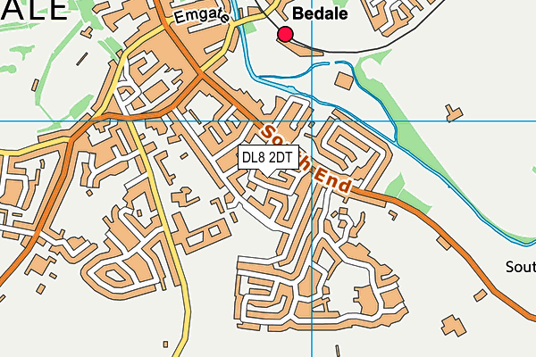 DL8 2DT map - OS VectorMap District (Ordnance Survey) DL8 2DT map - OS VectorMap District (Ordnance Survey)