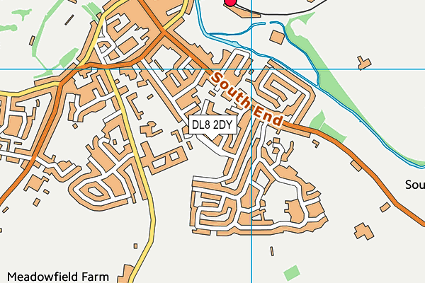 DL8 2DY map - OS VectorMap District (Ordnance Survey) DL8 2DY map - OS VectorMap District (Ordnance Survey)