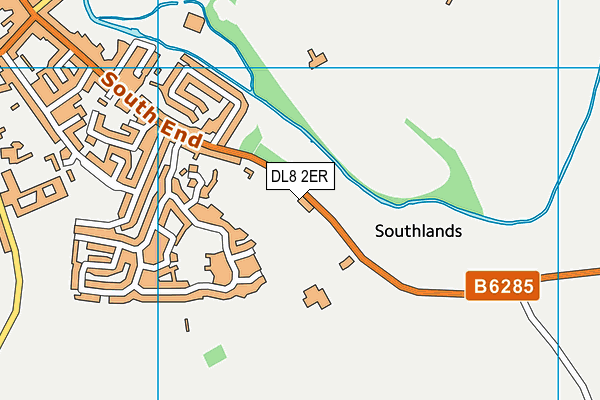 DL8 2ER map - OS VectorMap District (Ordnance Survey) DL8 2ER map - OS VectorMap District (Ordnance Survey)