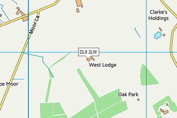 DL8 2LW map - OS VectorMap District (Ordnance Survey) DL8 2LW map - OS VectorMap District (Ordnance Survey)