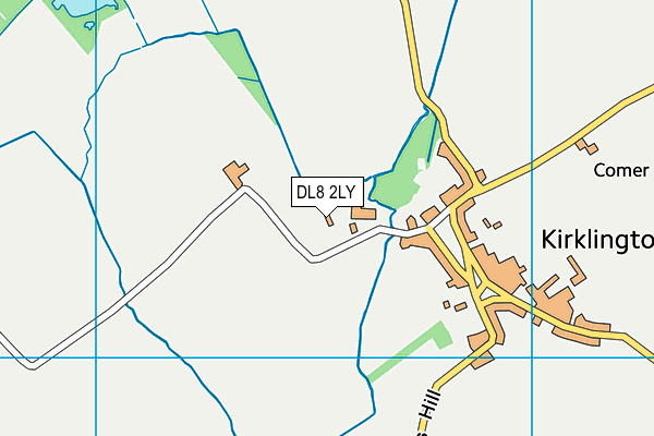 DL8 2LY map - OS VectorMap District (Ordnance Survey) DL8 2LY map - OS VectorMap District (Ordnance Survey)