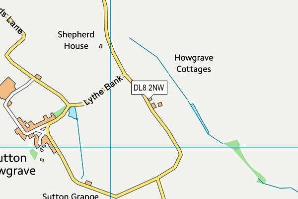 DL8 2NW map - OS VectorMap District (Ordnance Survey) DL8 2NW map - OS VectorMap District (Ordnance Survey)