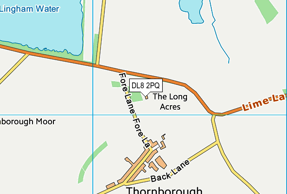 DL8 2PQ map - OS VectorMap District (Ordnance Survey) DL8 2PQ map - OS VectorMap District (Ordnance Survey)