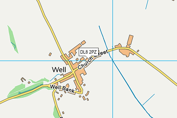 DL8 2PZ map - OS VectorMap District (Ordnance Survey) DL8 2PZ map - OS VectorMap District (Ordnance Survey)