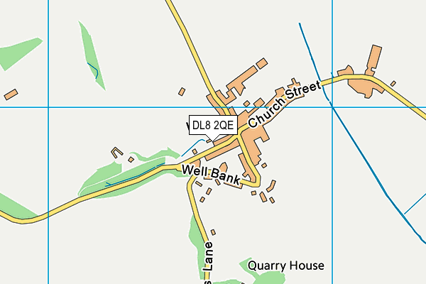 DL8 2QE map - OS VectorMap District (Ordnance Survey) DL8 2QE map - OS VectorMap District (Ordnance Survey)
