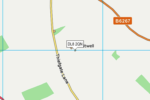 DL8 2QN map - OS VectorMap District (Ordnance Survey) DL8 2QN map - OS VectorMap District (Ordnance Survey)
