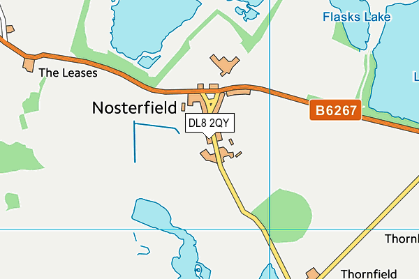 DL8 2QY map - OS VectorMap District (Ordnance Survey) DL8 2QY map - OS VectorMap District (Ordnance Survey)
