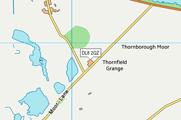 DL8 2QZ map - OS VectorMap District (Ordnance Survey) DL8 2QZ map - OS VectorMap District (Ordnance Survey)