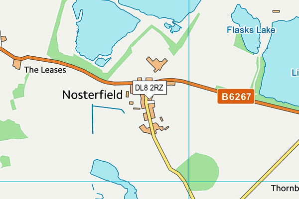 DL8 2RZ map - OS VectorMap District (Ordnance Survey) DL8 2RZ map - OS VectorMap District (Ordnance Survey)