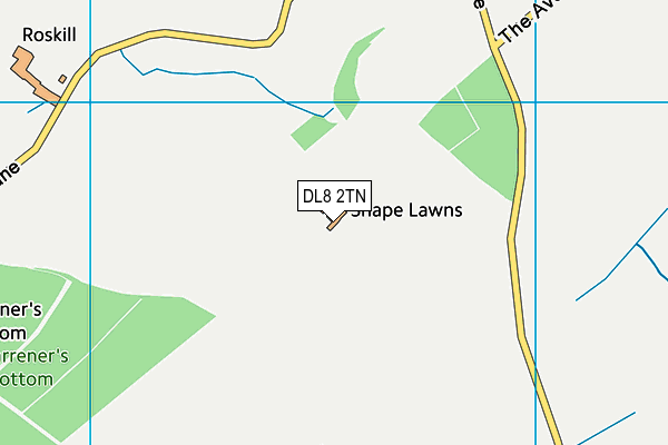 DL8 2TN map - OS VectorMap District (Ordnance Survey) DL8 2TN map - OS VectorMap District (Ordnance Survey)