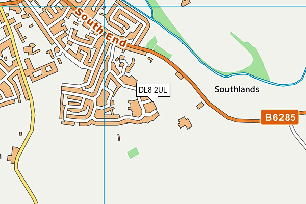 DL8 2UL map - OS VectorMap District (Ordnance Survey) DL8 2UL map - OS VectorMap District (Ordnance Survey)