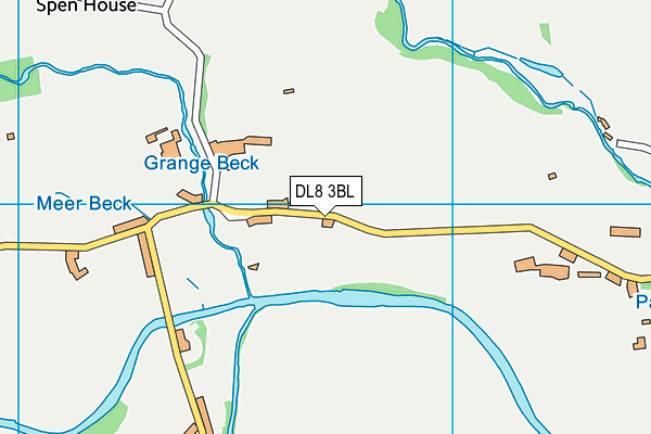 DL8 3BL map - OS VectorMap District (Ordnance Survey) DL8 3BL map - OS VectorMap District (Ordnance Survey)