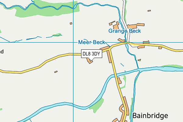 DL8 3DY map - OS VectorMap District (Ordnance Survey) DL8 3DY map - OS VectorMap District (Ordnance Survey)
