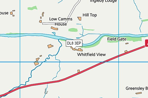 DL8 3EP map - OS VectorMap District (Ordnance Survey) DL8 3EP map - OS VectorMap District (Ordnance Survey)