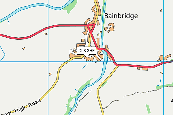 DL8 3HF map - OS VectorMap District (Ordnance Survey) DL8 3HF map - OS VectorMap District (Ordnance Survey)