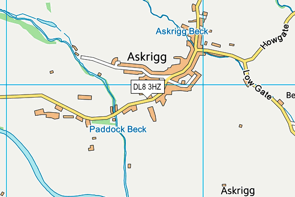 DL8 3HZ map - OS VectorMap District (Ordnance Survey) DL8 3HZ map - OS VectorMap District (Ordnance Survey)