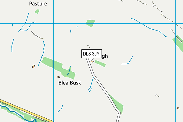 DL8 3JY map - OS VectorMap District (Ordnance Survey) DL8 3JY map - OS VectorMap District (Ordnance Survey)