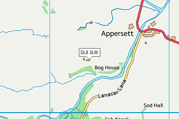 DL8 3LW map - OS VectorMap District (Ordnance Survey) DL8 3LW map - OS VectorMap District (Ordnance Survey)