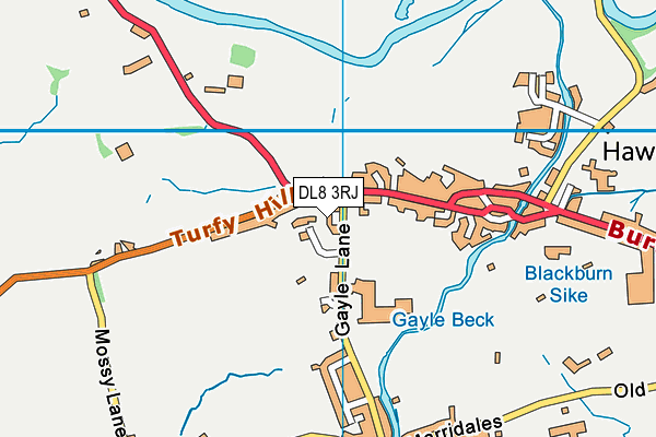 DL8 3RJ map - OS VectorMap District (Ordnance Survey) DL8 3RJ map - OS VectorMap District (Ordnance Survey)