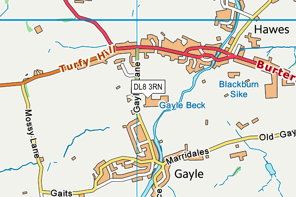 DL8 3RN map - OS VectorMap District (Ordnance Survey) DL8 3RN map - OS VectorMap District (Ordnance Survey)
