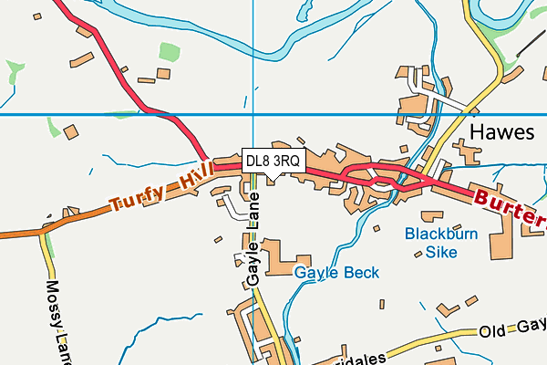 DL8 3RQ map - OS VectorMap District (Ordnance Survey) DL8 3RQ map - OS VectorMap District (Ordnance Survey)