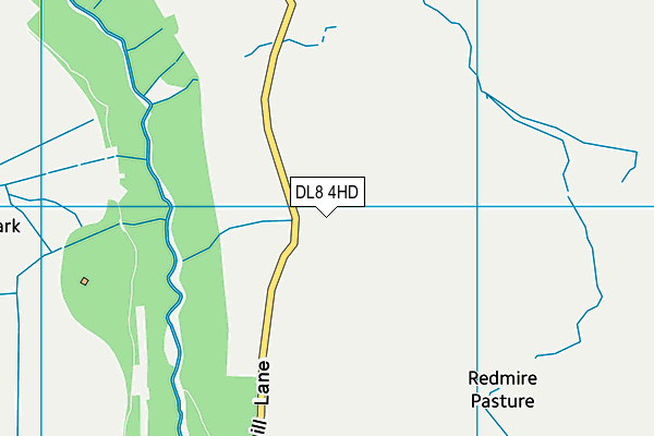 DL8 4HD map - OS VectorMap District (Ordnance Survey) DL8 4HD map - OS VectorMap District (Ordnance Survey)