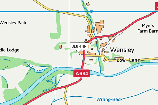 DL8 4HN map - OS VectorMap District (Ordnance Survey) DL8 4HN map - OS VectorMap District (Ordnance Survey)