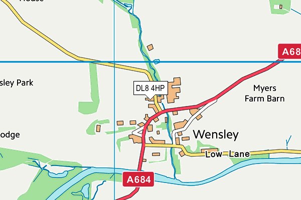 DL8 4HP map - OS VectorMap District (Ordnance Survey) DL8 4HP map - OS VectorMap District (Ordnance Survey)