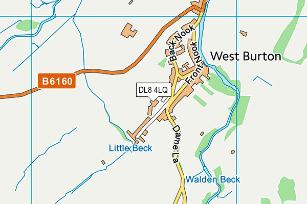 DL8 4LQ map - OS VectorMap District (Ordnance Survey) DL8 4LQ map - OS VectorMap District (Ordnance Survey)