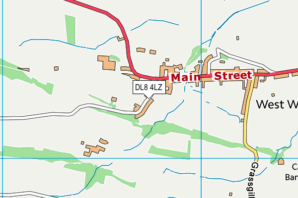 DL8 4LZ map - OS VectorMap District (Ordnance Survey) DL8 4LZ map - OS VectorMap District (Ordnance Survey)