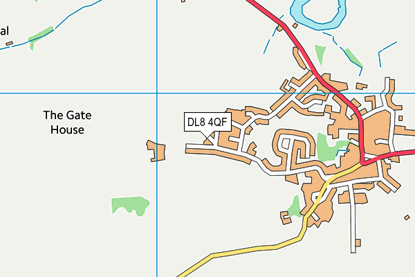 DL8 4QF map - OS VectorMap District (Ordnance Survey) DL8 4QF map - OS VectorMap District (Ordnance Survey)