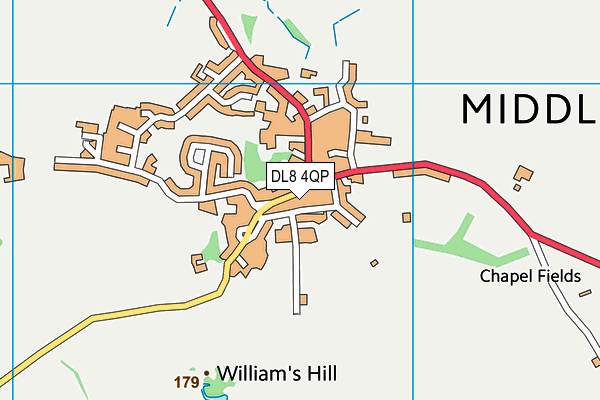 DL8 4QP map - OS VectorMap District (Ordnance Survey) DL8 4QP map - OS VectorMap District (Ordnance Survey)