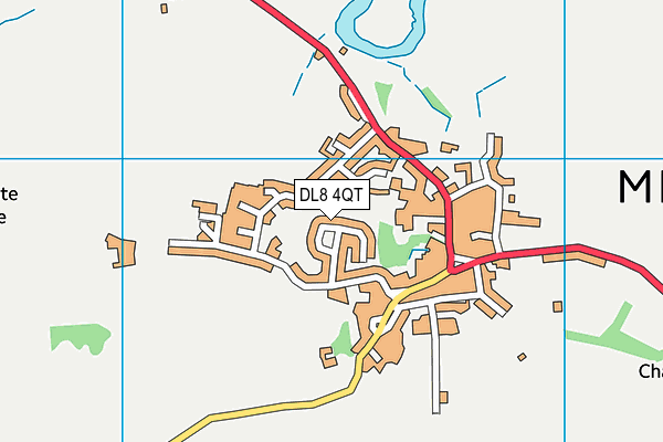 DL8 4QT map - OS VectorMap District (Ordnance Survey) DL8 4QT map - OS VectorMap District (Ordnance Survey)