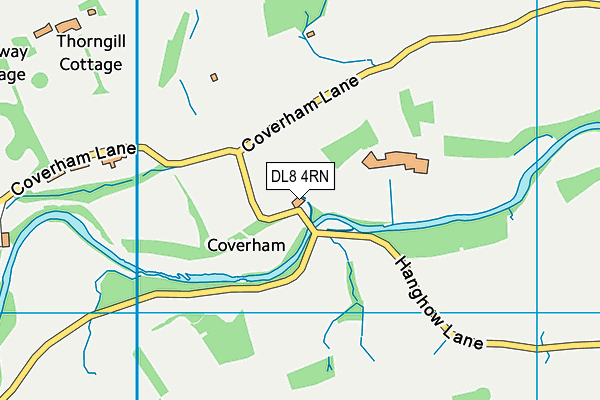 DL8 4RN map - OS VectorMap District (Ordnance Survey) DL8 4RN map - OS VectorMap District (Ordnance Survey)