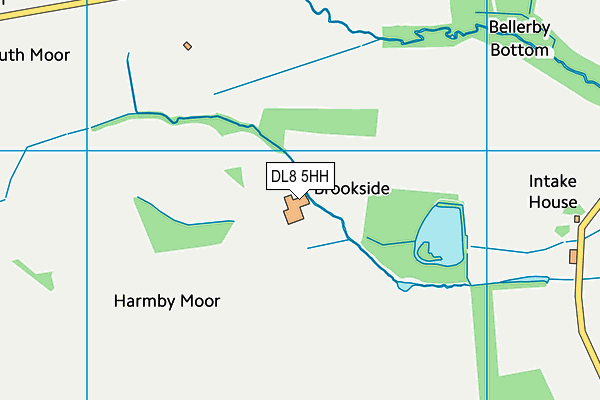 DL8 5HH map - OS VectorMap District (Ordnance Survey) DL8 5HH map - OS VectorMap District (Ordnance Survey)