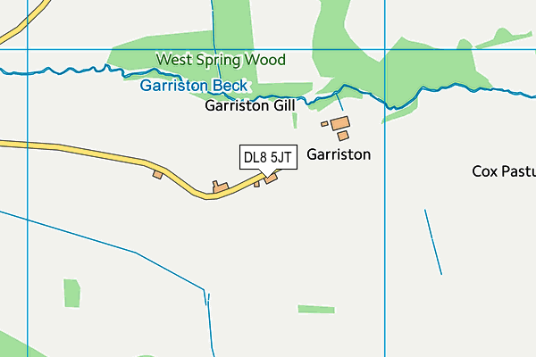 DL8 5JT map - OS VectorMap District (Ordnance Survey) DL8 5JT map - OS VectorMap District (Ordnance Survey)