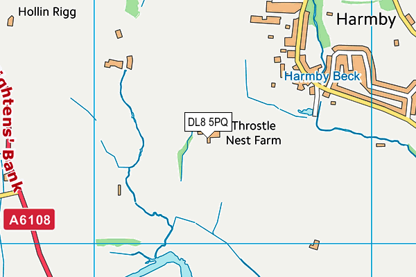DL8 5PQ map - OS VectorMap District (Ordnance Survey) DL8 5PQ map - OS VectorMap District (Ordnance Survey)