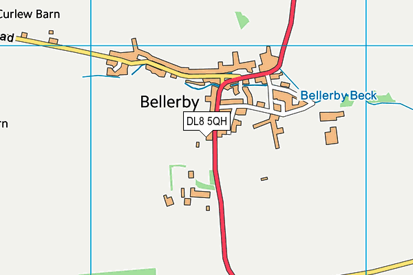 DL8 5QH map - OS VectorMap District (Ordnance Survey) DL8 5QH map - OS VectorMap District (Ordnance Survey)
