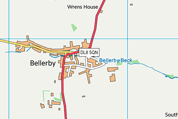 DL8 5QN map - OS VectorMap District (Ordnance Survey) DL8 5QN map - OS VectorMap District (Ordnance Survey)