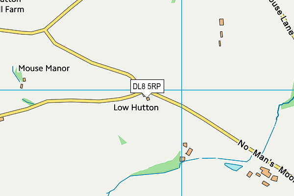 DL8 5RP map - OS VectorMap District (Ordnance Survey) DL8 5RP map - OS VectorMap District (Ordnance Survey)