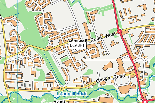 DL9 3HT map - OS VectorMap District (Ordnance Survey) DL9 3HT map - OS VectorMap District (Ordnance Survey)