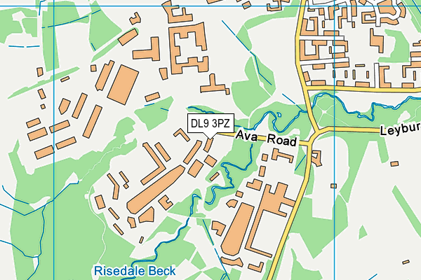 DL9 3PZ map - OS VectorMap District (Ordnance Survey) DL9 3PZ map - OS VectorMap District (Ordnance Survey)
