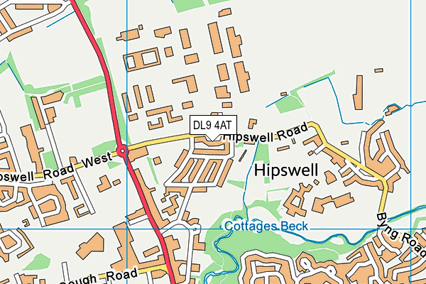 DL9 4AT map - OS VectorMap District (Ordnance Survey) DL9 4AT map - OS VectorMap District (Ordnance Survey)