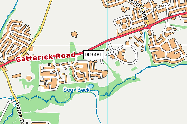DL9 4BT map - OS VectorMap District (Ordnance Survey) DL9 4BT map - OS VectorMap District (Ordnance Survey)