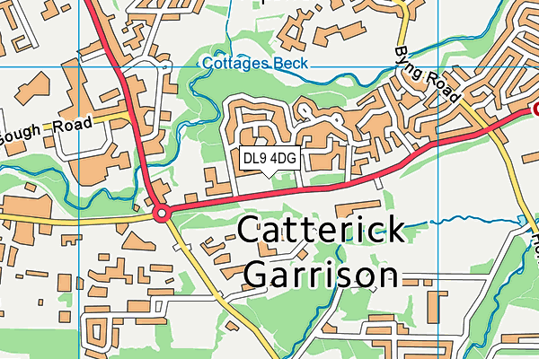 DL9 4DG map - OS VectorMap District (Ordnance Survey) DL9 4DG map - OS VectorMap District (Ordnance Survey)